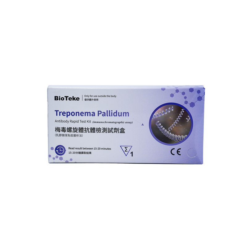Treponema pallidum antilichaam snelle testkit (immunochromatografische test)