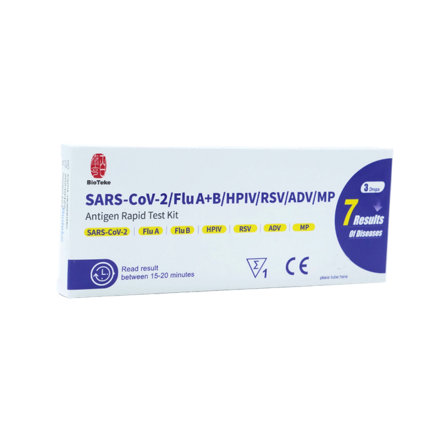 SARS-COV-2/griep A+B/HPIV/RSV/ADV/MP Antigeen Rapid Test Kit