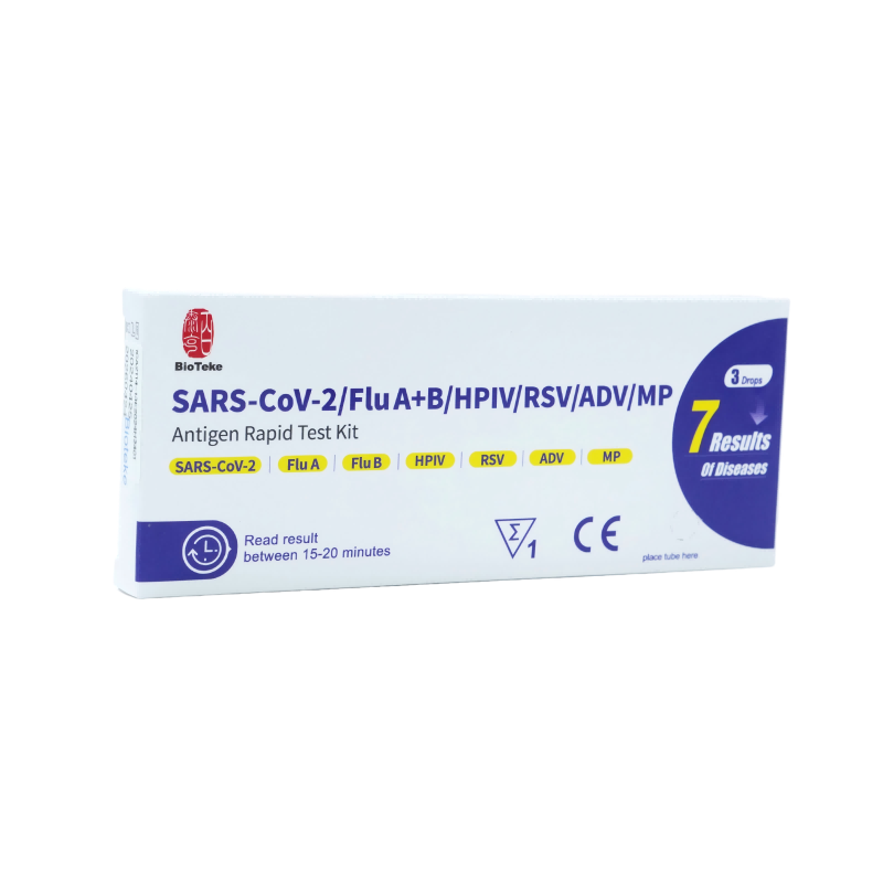 7 In 1 SARS-COV-2/griep A+B/HPIV/RSV/ADV/MP Antigeen Rapid Test Kit
