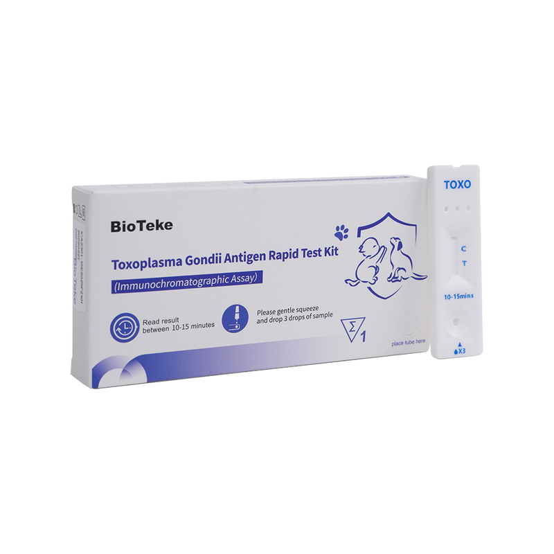 Toxoplasma gondii (TOXO) Antigeen Rapid Test Kit (immunochromatografische test) ICA2301-15