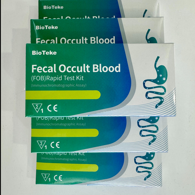 Fecaal occult bloed (FOB) snelle testkit (immunochromatografische test)
