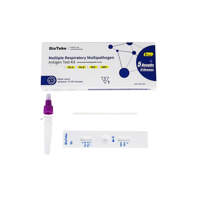 5 In 1 Multiple ademhalings multipathogen antigeen testkit