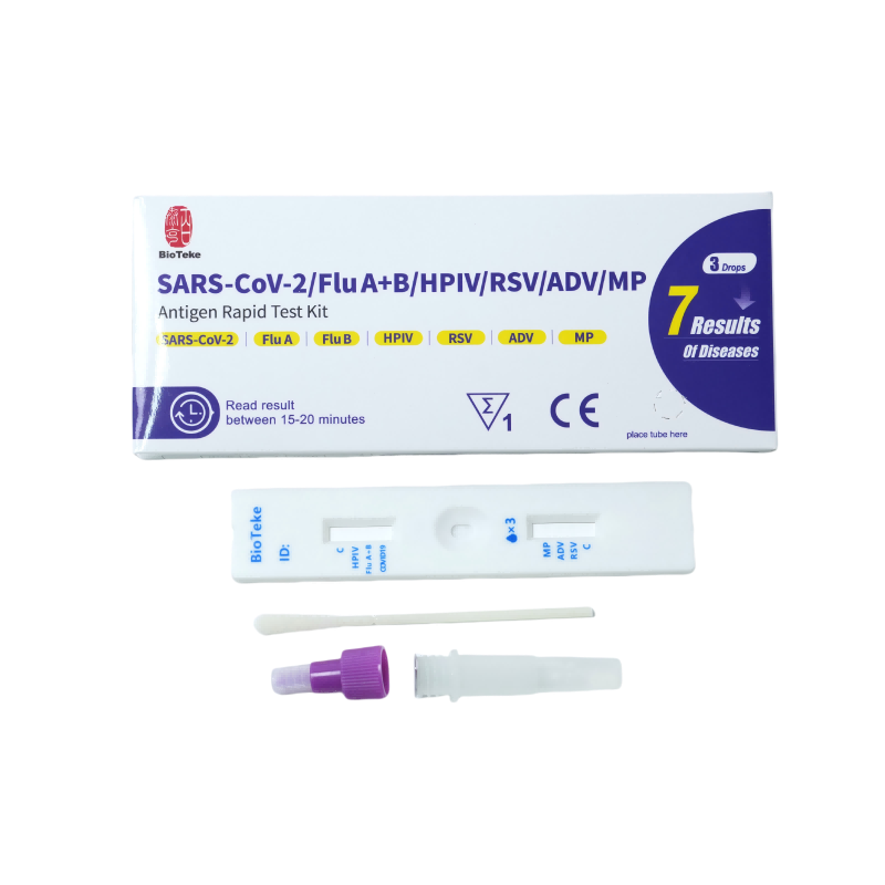 7 In 1 SARS-COV-2/griep A+B/HPIV/RSV/ADV/MP Antigeen Rapid Test Kit