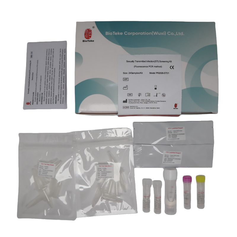 Seksueel overdraagbare infecties (soa's) Screening Kit PR2026-ST01 (fluorescentie-PCR-methode)