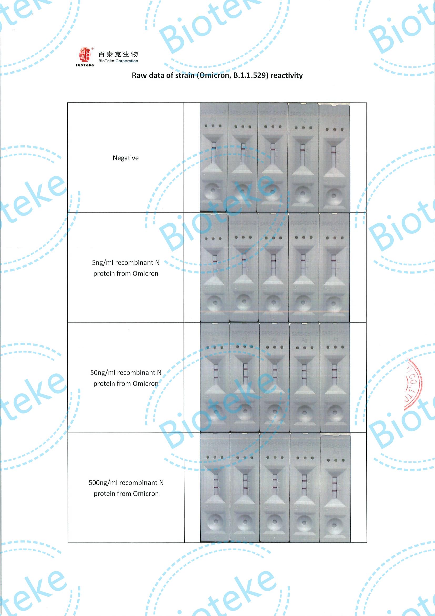 BIOTKE_SARS-COV-2-antigeen IVD KIT ANERIAL NASALE TEST EVALUATIE VAN STRAST (OMICRON) REACTIVITEIT_03