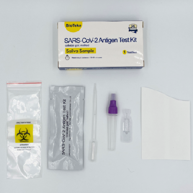 snelle test IVD colloïdaal COVID-19 (SARS-CoV-2) antigeen testkit Speekseluitstrijkje