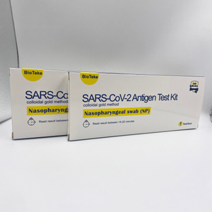 IVD IgG/IgM colloïdaal COVID-19 (SARS-CoV-2) antigeen testkit nasofaryngeaal uitstrijkje