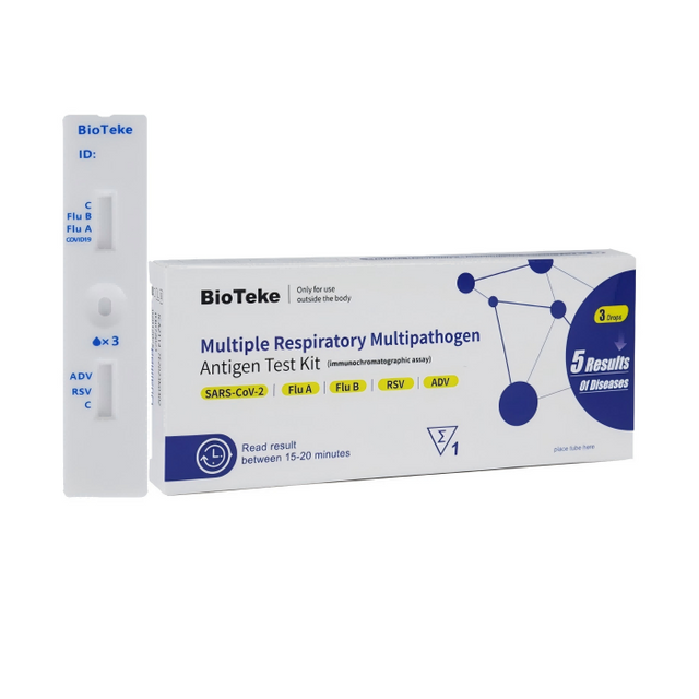 5 In 1 Multiple ademhalings multipathogen antigeen testkit