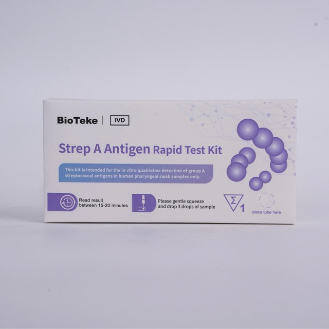 Strep een antigeen snelle testkit