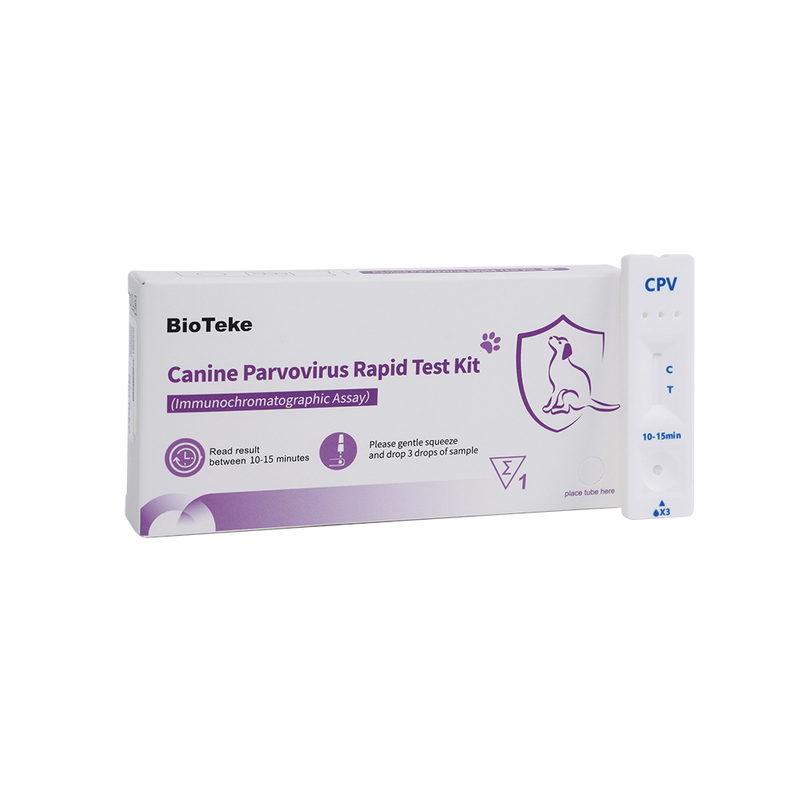Canine Parvovirus Virus (CPV) Rapid Test Kit (immunochromatografische test) ICA2301-4
