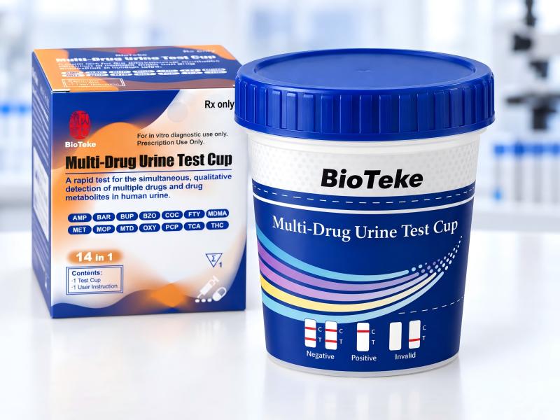 BioTeke Multi-Drug Urine Testbeker